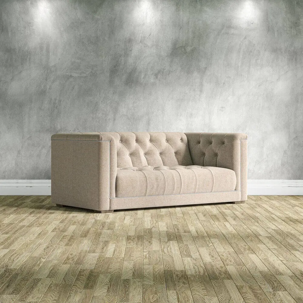 Vagabond Petit Two Seater Sofa Button Back